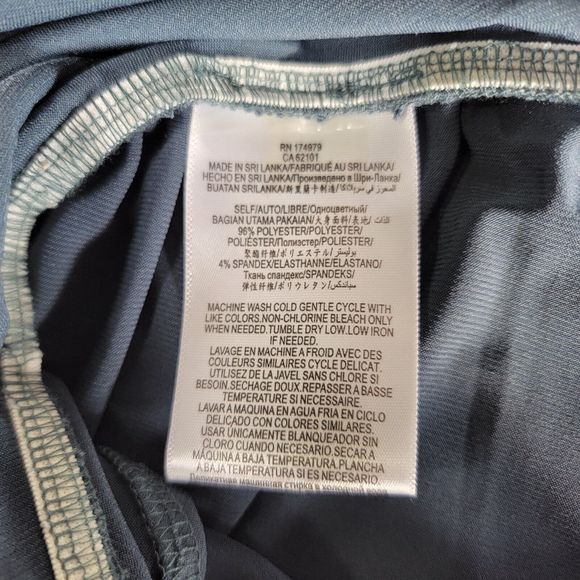 BCBGeneration Drape Pocket Jumpsuit Womens Size Medium Blue Sleeveless Stretchy - Picture 6 of 11